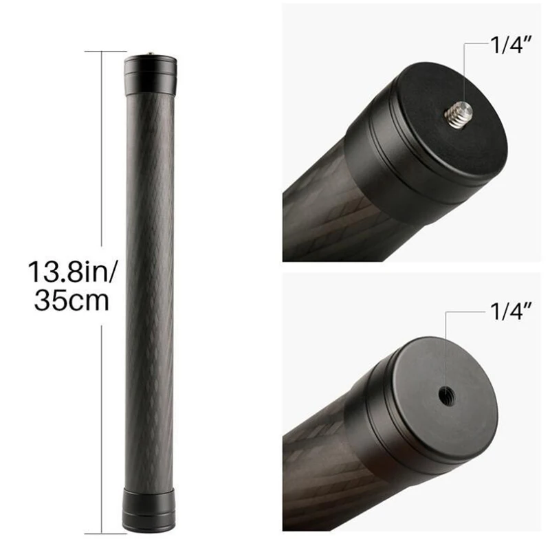 DH10 Carbon Fiber Extension Handheld Pole Stick Monopod for DJI Ronin S SC RSC2 Zhiyun Camera Gimbal Stabilizer Accessories
