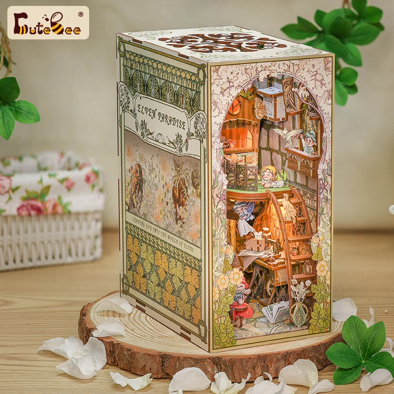 Cutebee Asian Style Book Nook - Cutebee Dollhouse