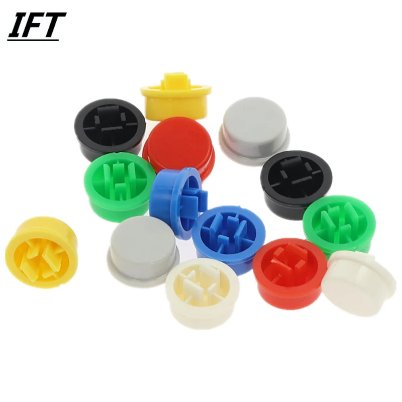 50 stücke Freies einkaufen Runde Tactile Button Caps Kits 9,58*5,1mm ...