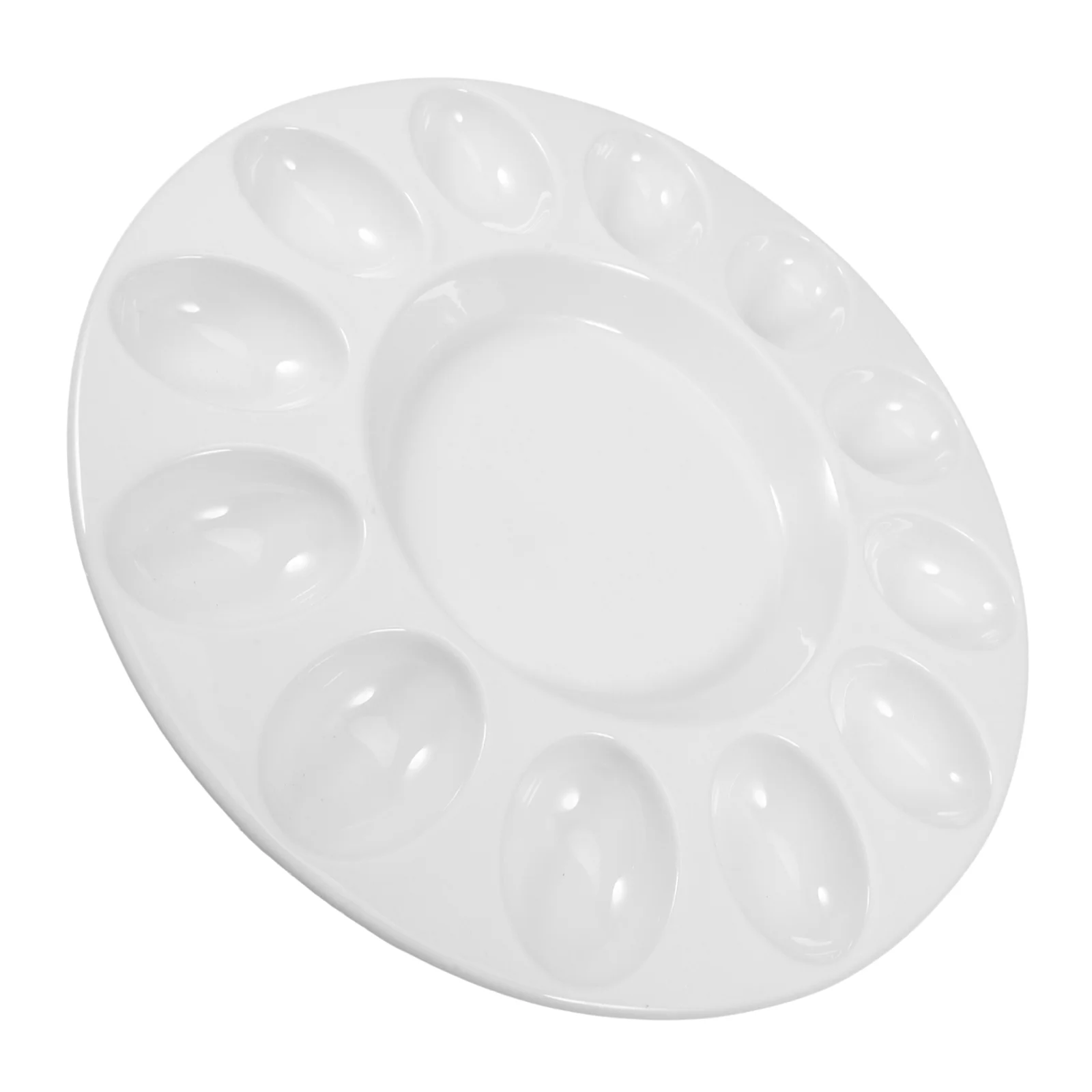 Easter Egg Tray Serving Deviled Griddle Trays for Party Carriers Recipes Platter Devilled Eggs Holder 4