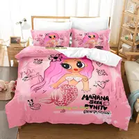 Karol G New Album Cover manana sera bonito bichota 2 Bedding Set Cartoon Anime three-piece set Adult Kid Bedroom Duvetcover Sets 1