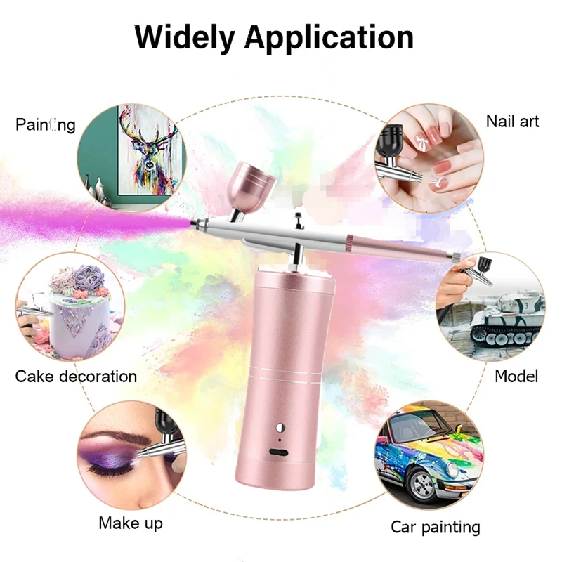 Oxygen Injection Facial Care Tools Humidifier Skin Care Hydration Home Use Beauty Devices Makeup Airbrush Nails Art Painting