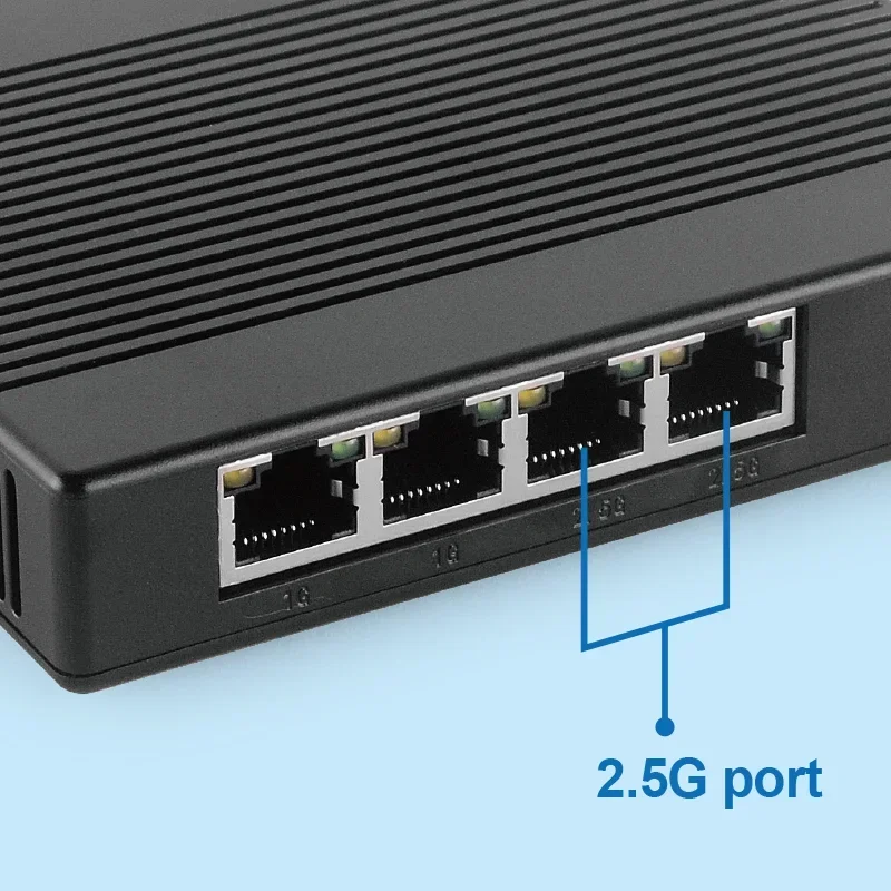 2026 휴대용 여행용 라우터 오픈WRT, 듀얼 기가비트 이더넷 포트, 4GB LPDDR4 기반 RK3568 미니 라우터