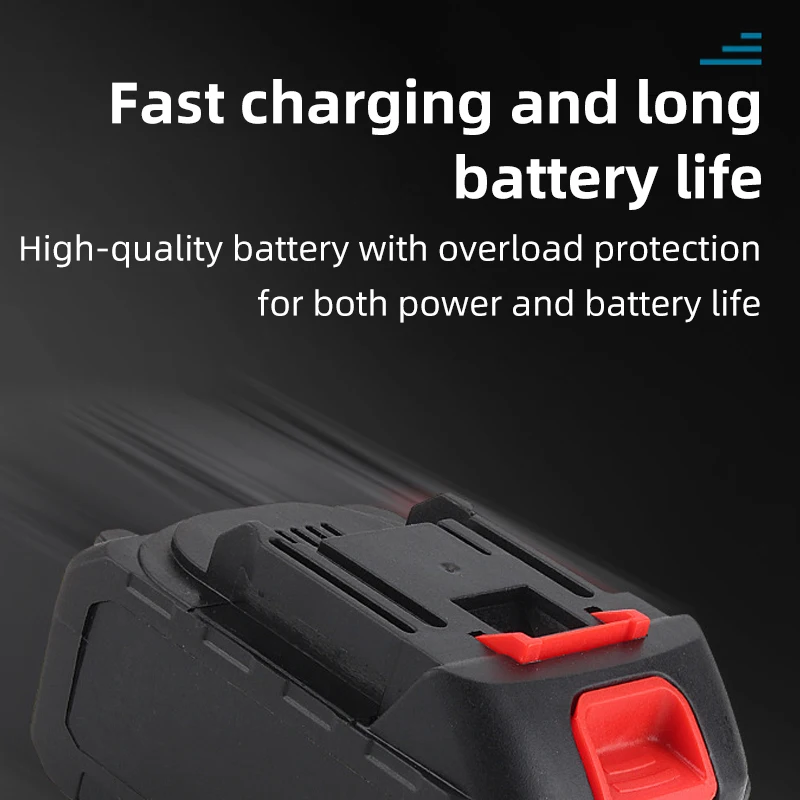 21V Air Blower 2-in-1 Blowing & Suction Leaf Blower Dust Collector 0-40000RPM Cordless 5000mAH Lithium Battery For Pet Hair Car 6