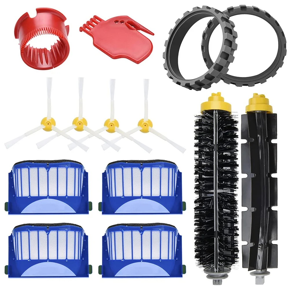 Anti-skip Rubber Wheel Replacement 12-pack Peças de Reposição Acessórios Compatíveis para Irobot Roomba 675 670 665 690 692 671