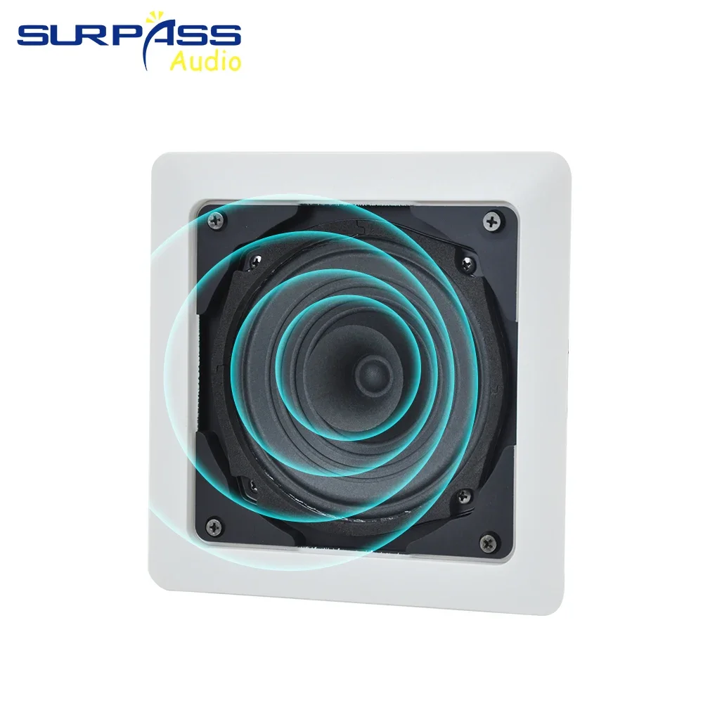 Full Range 3/6W Waterproof Ceiling Speaker Household Embedded 6Inch Passive Speakers Public Address Background Music Loudspeaker