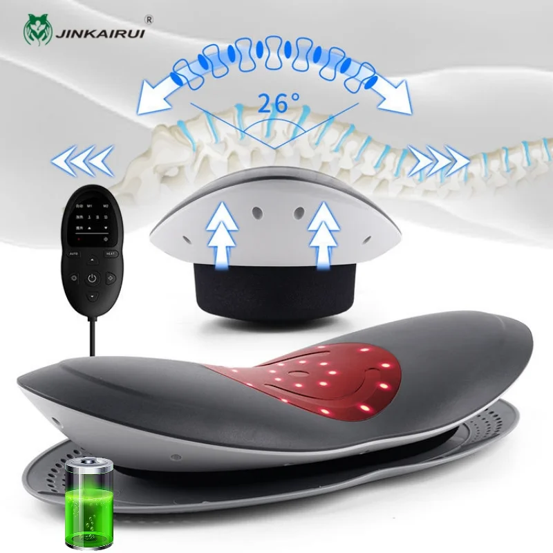 Lumbar Massager Waist Traction Device for Back Pain Relief