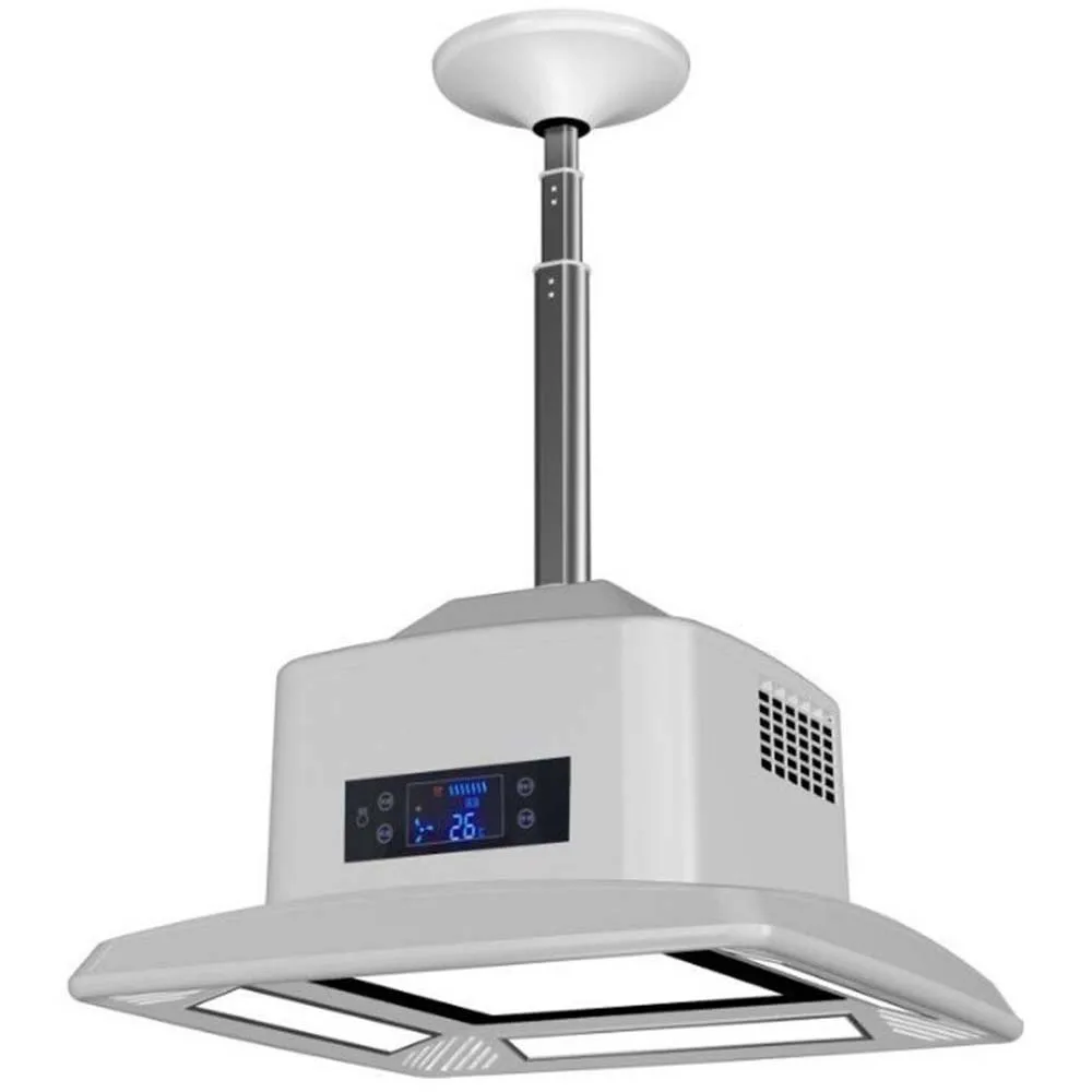 Commercial Ceiling Smoke Exhaust Lamp High Suction Exhaust Hood Silent Smoke Range Hood Lifting Chandelier 2