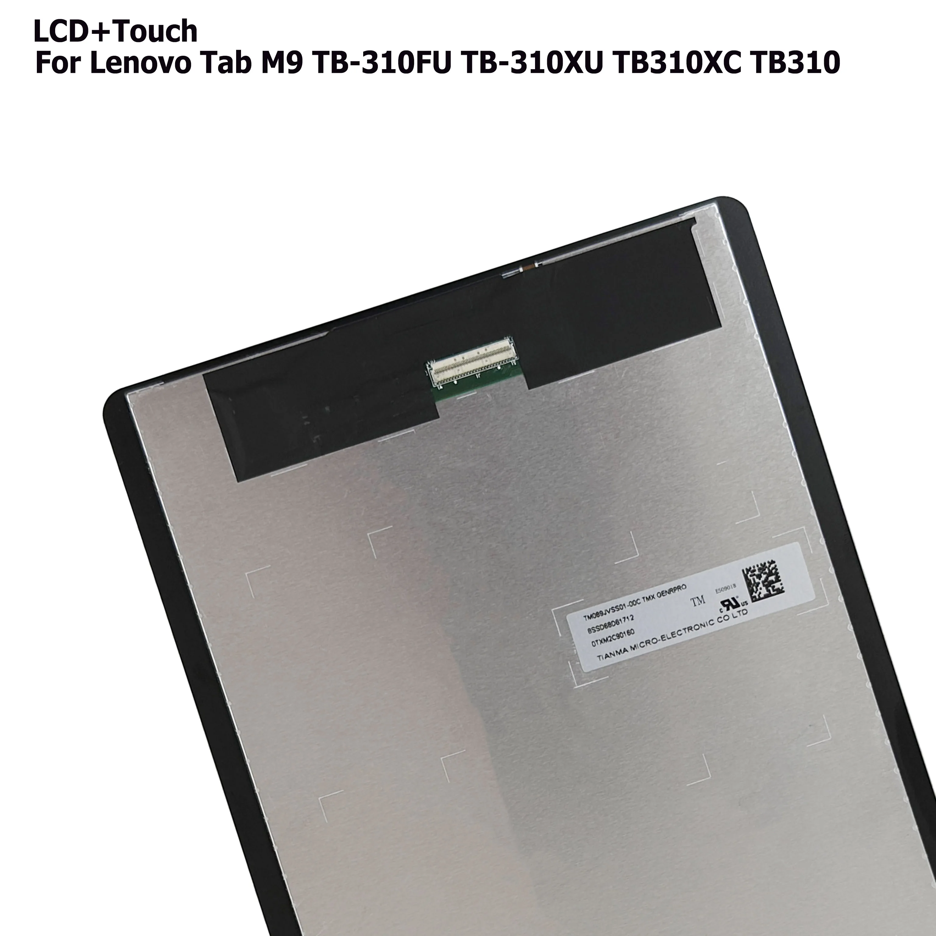 레노버 탭 M9 TB-310FU TB-310XU TB310XC TB310FU 터치 스크린 디지타이저 태블릿 Lcd 디스플레이 어셈블리 교체 용 9 인치 LCD