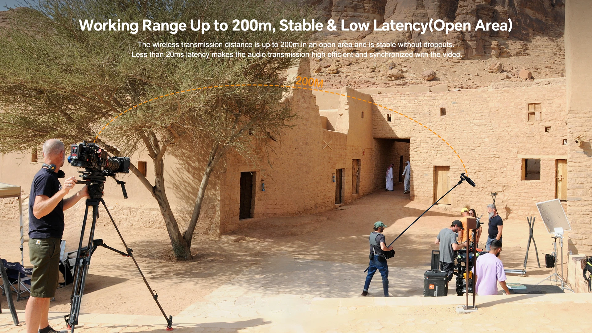 COMICA VM40 2.4G Super Cardioid Shotgun Microphone, Wired and Wireless dual modes, Bluetooth microphone for Camera/Smartphone/PC