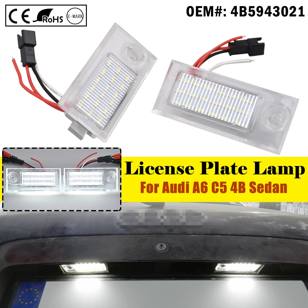 ƿ A6 C5 4B ܿ 1997-2004 LED ȣ ȣ Ʈ, LED ̼ , OEM ȣ: 4B5943021, ڵ Ÿϸ, 2 