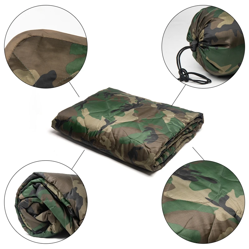 Portable Camping Mat Thermal Blanket Quilt Outdoor Journey Picnic Mattress Tourist Sleeping equipment Camp Mat Accessories