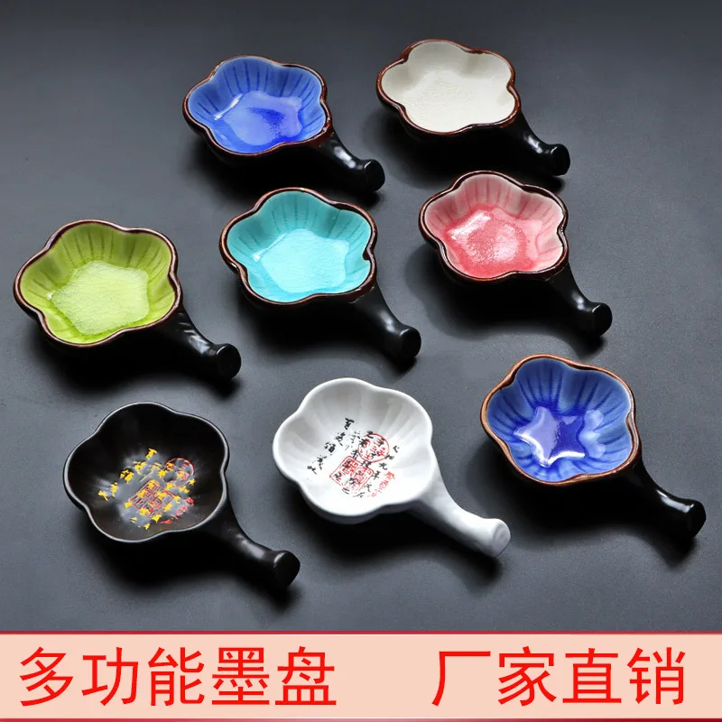 

Brush Ink Disc, Ceramic Inkstone, Calligraphy Special Ink Disc, Ceramic Ink Disc, Pen Shelf, Ink Dish, Four Treasures Of The Stu