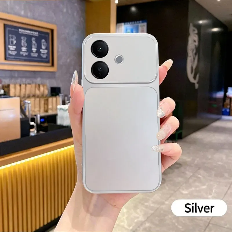 Shockproof TPU Liquid Silicone Soft Phone Case and Cover