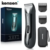 Kensen S10 Men's Electric Groin Body Hair Trimmer Pubic Hair Trimmer Body Grooming Clipper for Men Bikini USB Rechargeable Razor 1