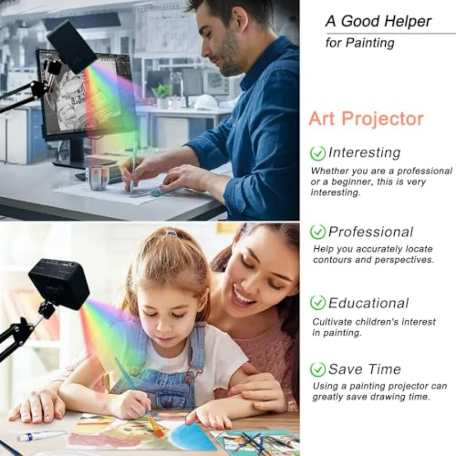 Projector for tracing artwork