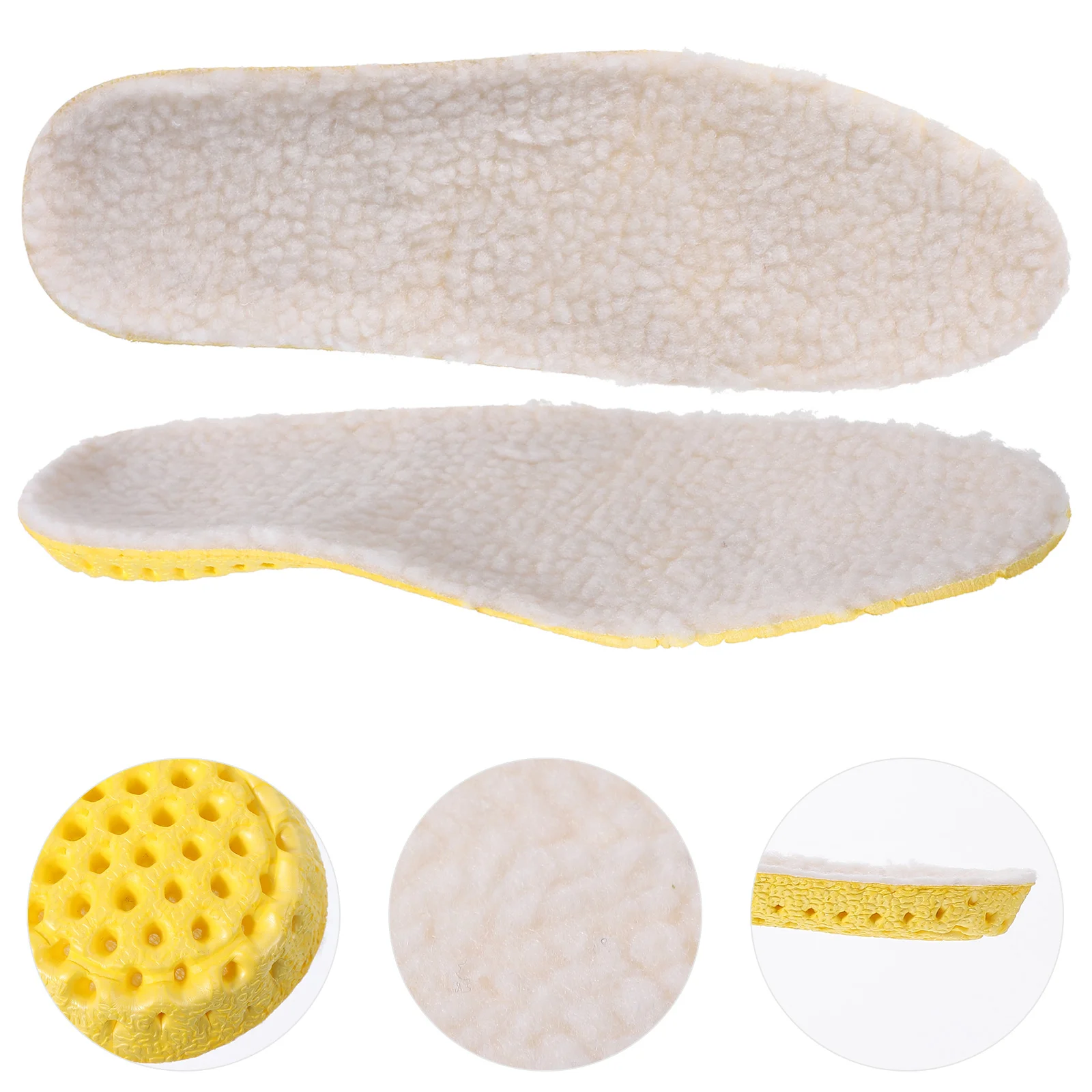 Mens Shearling Slippers Winter Warm Insoles Inserts Shoes Women Comfort Keeping homedics total comfort deluxe top fill warm