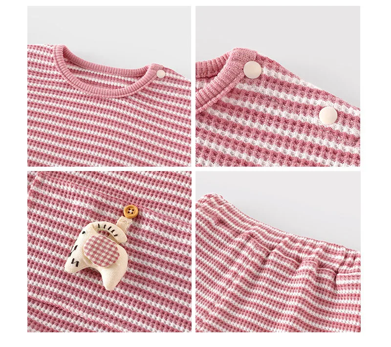 Autumn Kids Cartoon Hoodie Suit