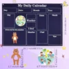 My First Daily Calendar - For Kindergarten Classrooms, A Loop Time Learning Center, A Weekly Chart For Children's Learning 3