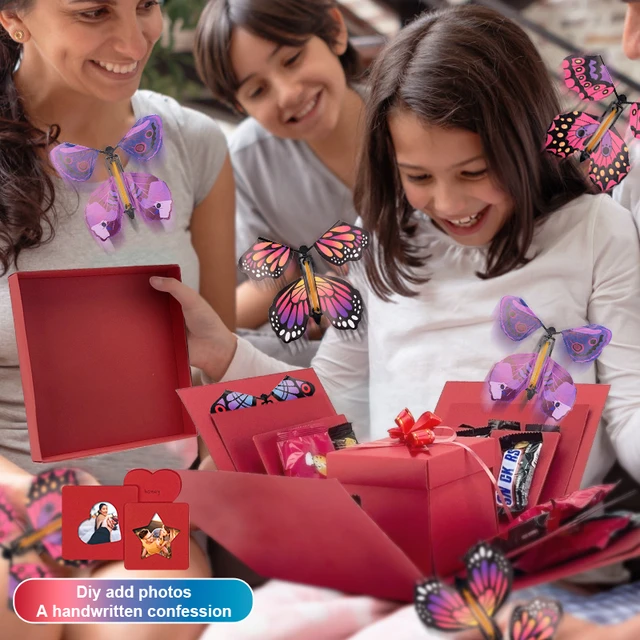 Magic Explosion Butterfly Gift Box Flying Butterfly Gift Boxes DIY