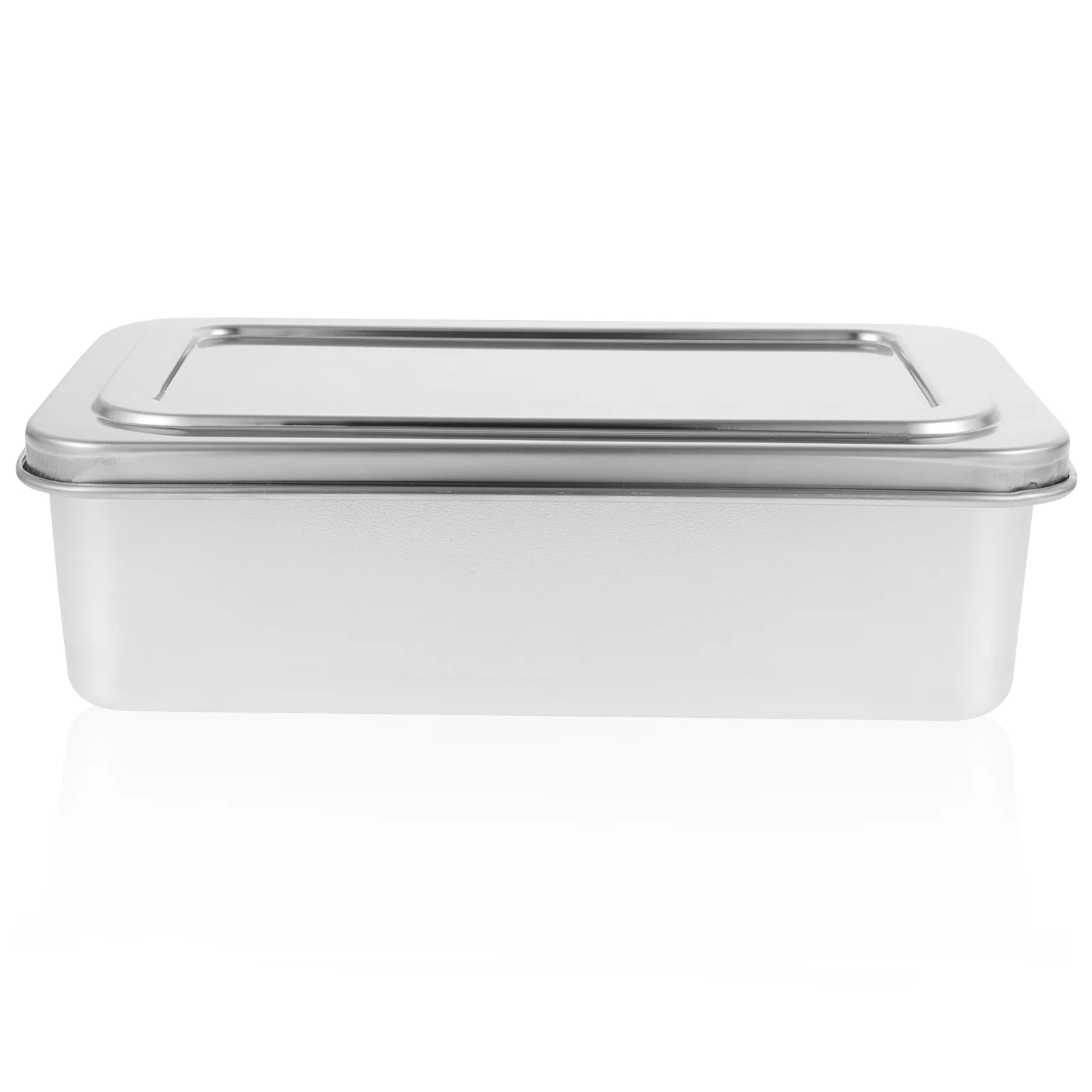 

Classical Rectangle Deep Bread Stainless Steel Cake Holder Box Deep Cake Pan Cake Holder Pan With Lid Metal Oven Pan Oven Tray