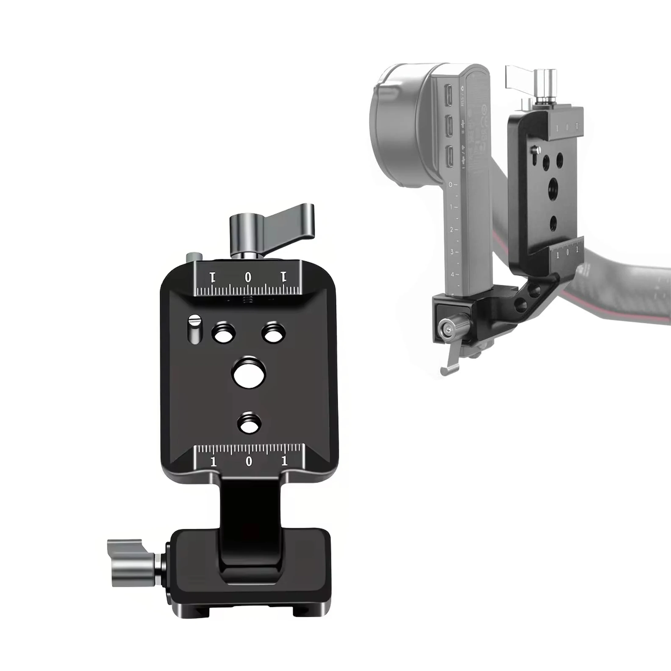 Camera Handheld Stabilizer RS3 Vertical Camera Mount Handheld Stabilizer Compatible with DJI RS 2/RS 3/RS3 PRO for Social Media DJI Stabilizer Accessories