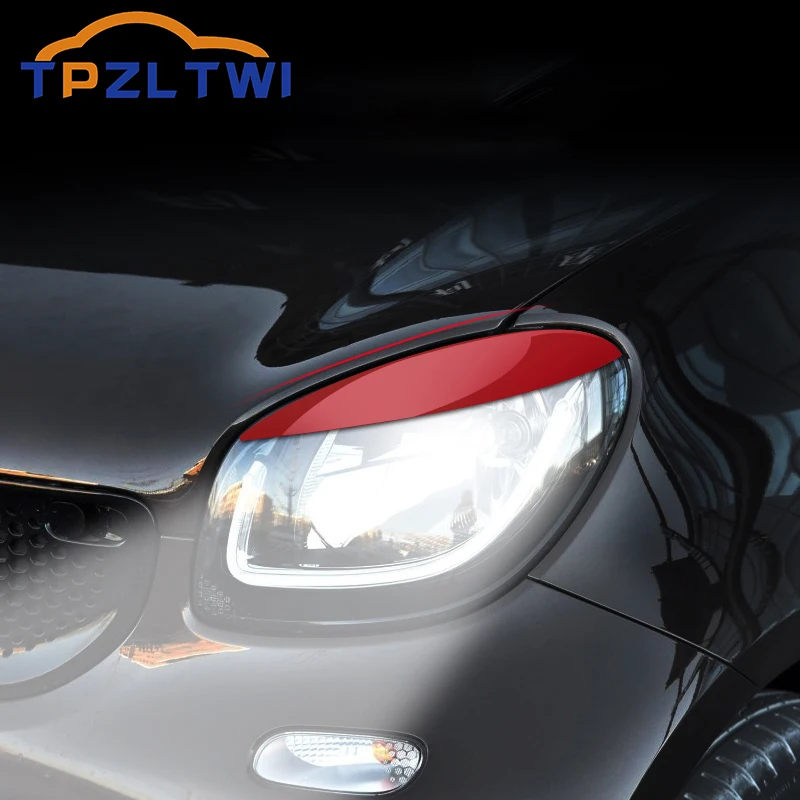 Plastica Abs Per Smart Fortwo Forfour 453 2015-2021 Lampada Per Fari Per Auto Lampada Per Sopracciglia Copertura Per Fari Decorazione Per Smart 453