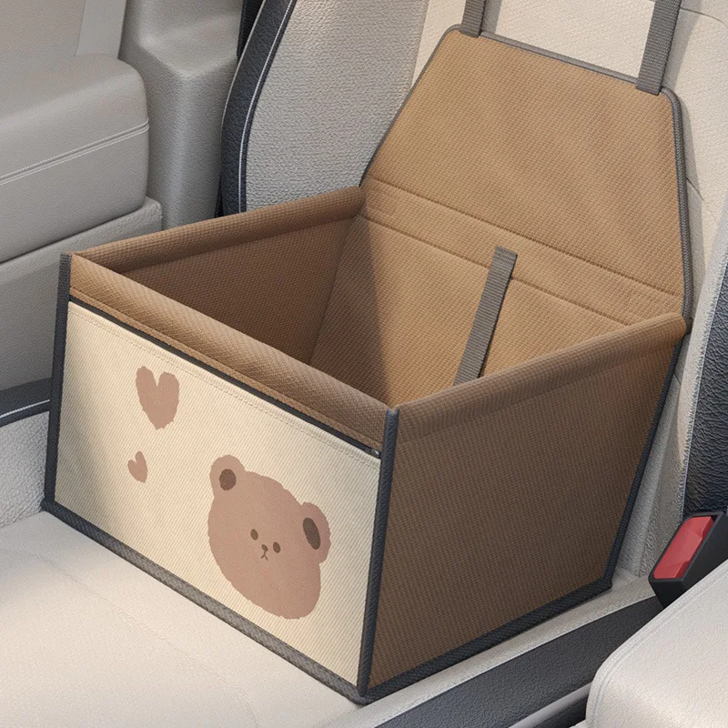 

Cartoon Car Seat for Dog Oxford Travel Cat Carrier Bag Safe Dog Car Seat Cover for Small Dogs Waterproof Dog Car Carrier