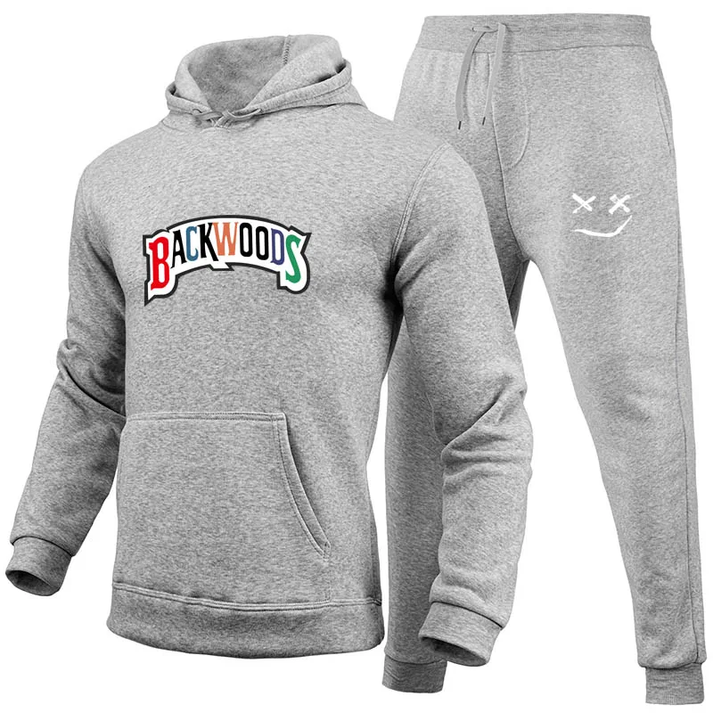 

Толстовка и штаны Backwood, комплект из 2 предметов, баскетбольная Мужская одежда, свитшот, спортивный костюм, женская спортивная одежда, японская мода оверсайз