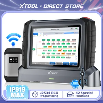 XTOOL InPlus IP919 MAX J2534 ECU Programming Tools For Benz For BMW Bluetooth Diagnostic Scanner 42+ Services 3-Year Free Update