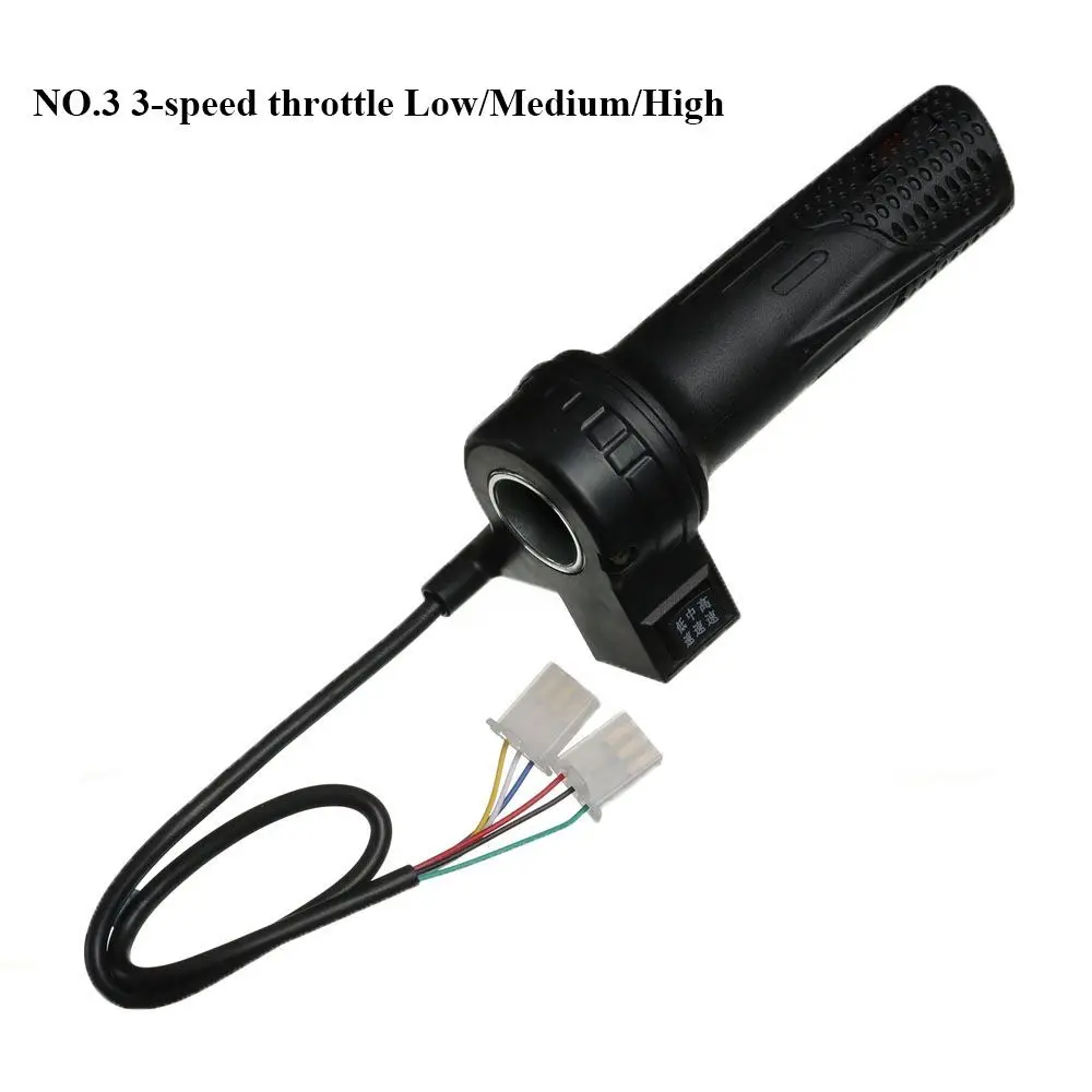Versatile Electric Bike and Scooter Twist Throttle Grip - Black