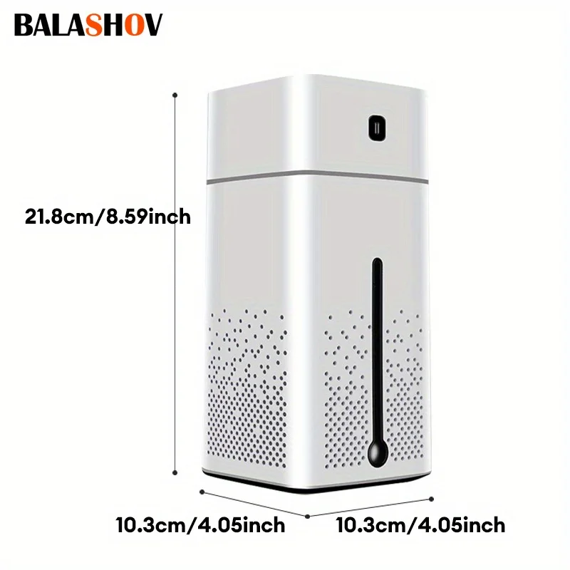 Humidificateur d'air Portable USB 1L, pulvérisateur ultrasonique, diffuseur silencieux, veilleuse, grands diffuseurs de brume fraîche pour voiture et maison