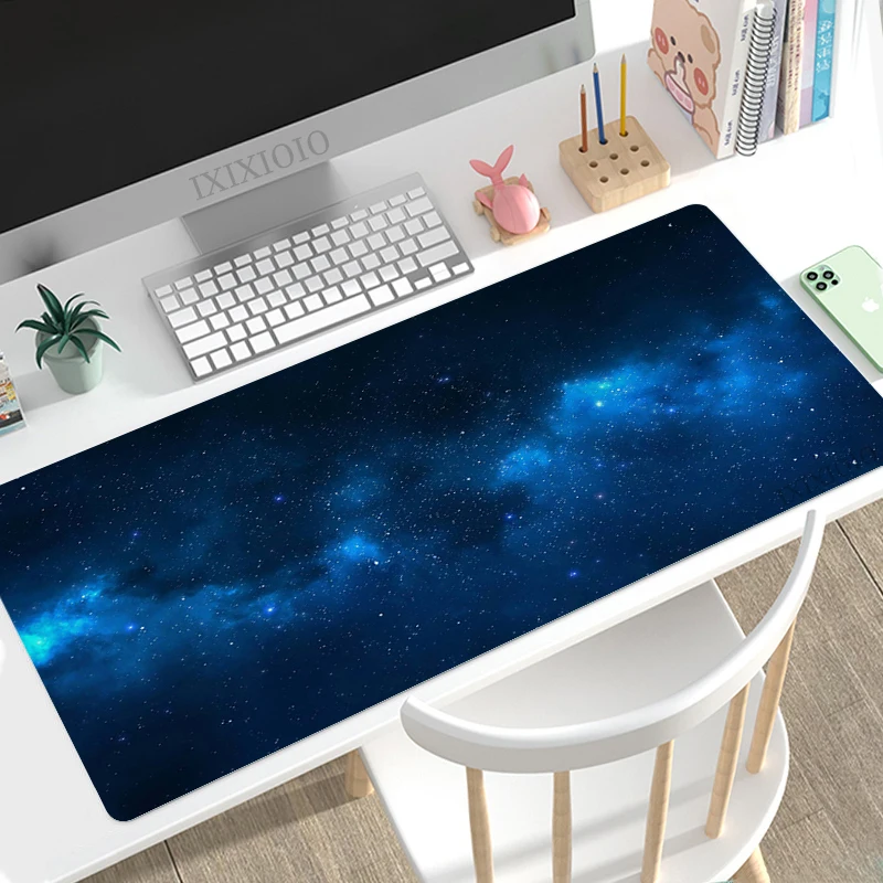 Starry Sky Space Mouse Pad Gamer XL New Mousepad XXL keyboard pad