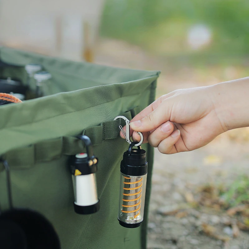 Outdoor Multifunctional Storage Box Folding Canvas Trash Bag Camping Large  Storage Sundry Picnic Bag Portable Kitchen Trash Can