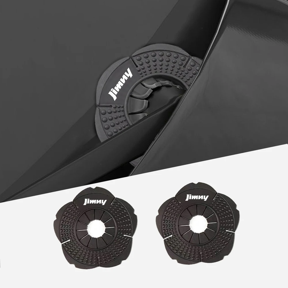

2pcs Car Wiper Hole Protective Covers Windshield Wiper Silicone Protective Cover Debris Leaves Dustproof Sleeve for Suzuki JIMNY