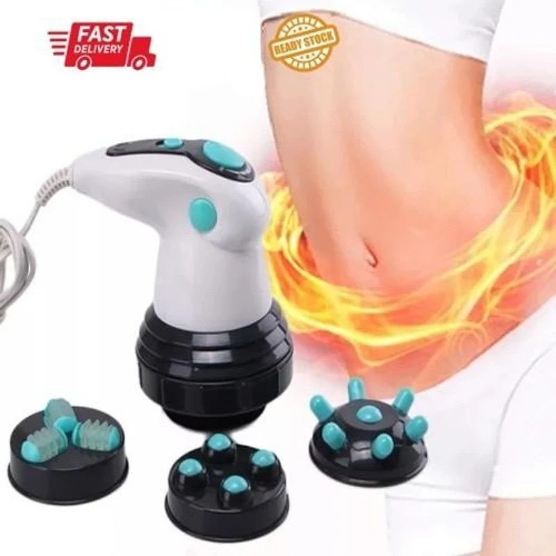 Dispositivo de masaje adelgazante profesional 4 en 1 para tonificar, quemar grasa corporal, reducir peso, celulitis, cintura, brazos y piernas._voghion.com