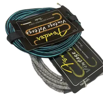 Factory Direct Electric Guitar Audio Cable Reduced Noise Output Lines 3M Length For Strat Tele&Bass 1