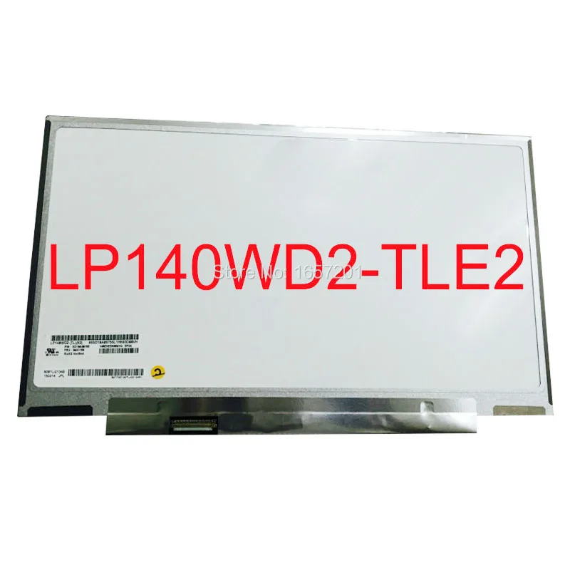 

14-дюймовый тонкий светодиодный экран для ноутбука, модель LP140WD2 TLE1 для Lenovo THINKPAD X1, карбоновая ЖК-матрица 1600x900