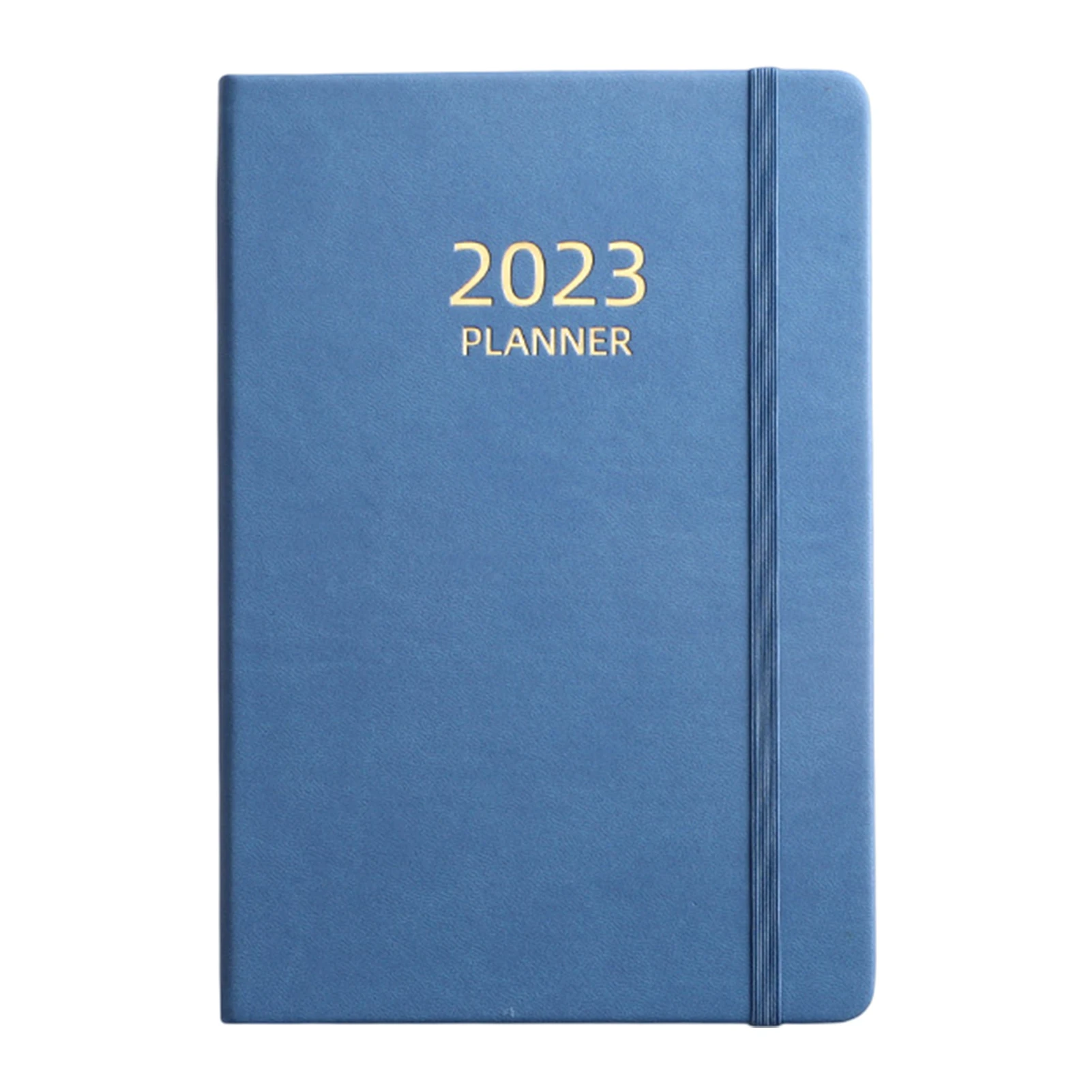 

A5 2023 Stationery Home Schedule Organizer Pen Loop Notebook Portable Personal Plan Inner Pocket With Monthly Tabs Daily Planner