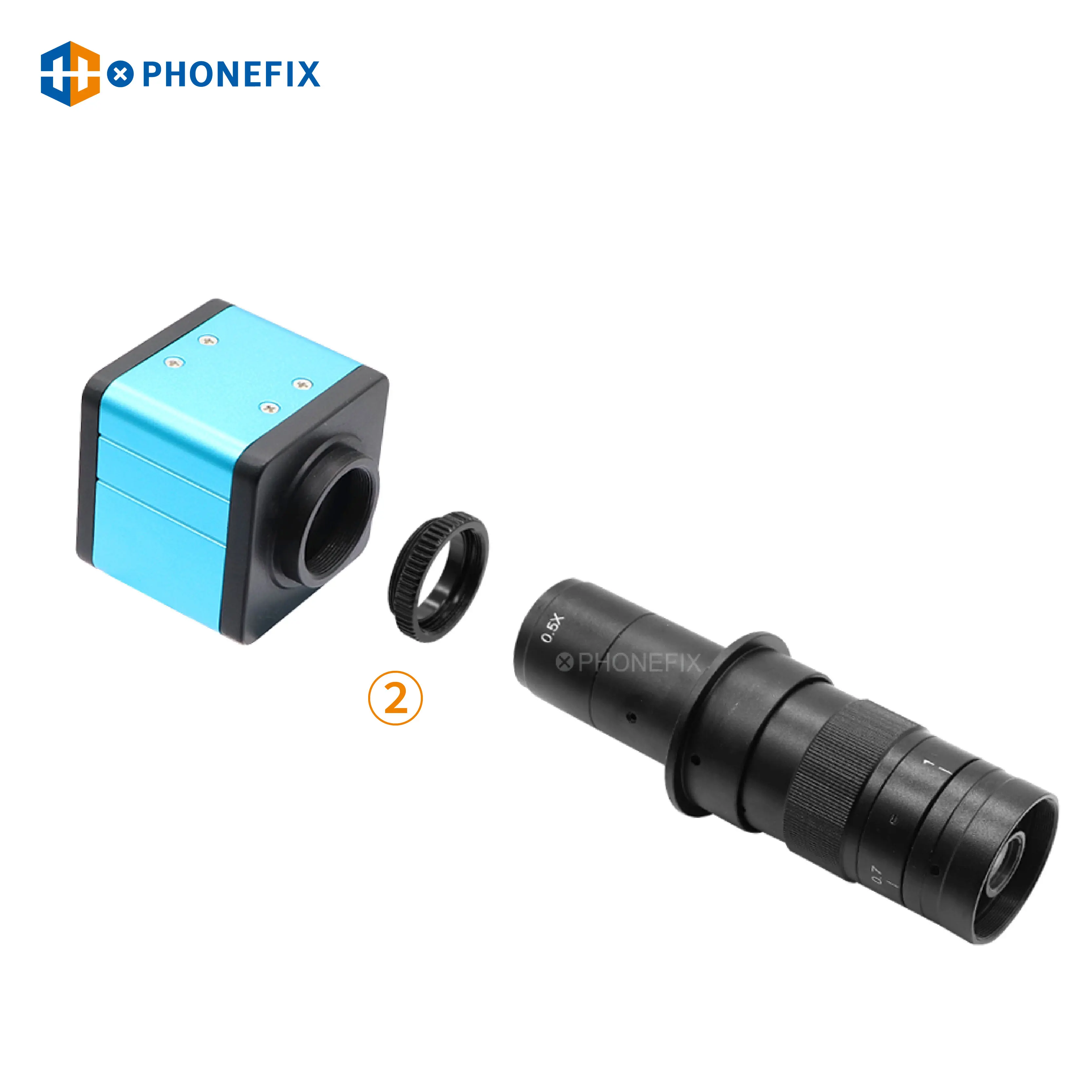 25MM Metal C-CS Mount Lens Adapter Converter Ring Extension Tube for CCTV Security USB Industrial Video Microscope Camera Microscope Adapter
