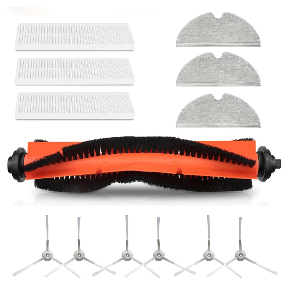 Roller Brush Side Brush Filter Mop Cloth For Xiaomi V3 Max V-RVCLM27B Robot Vacuum Cleaner Main Brush Rag Pad Sweeper Part 5
