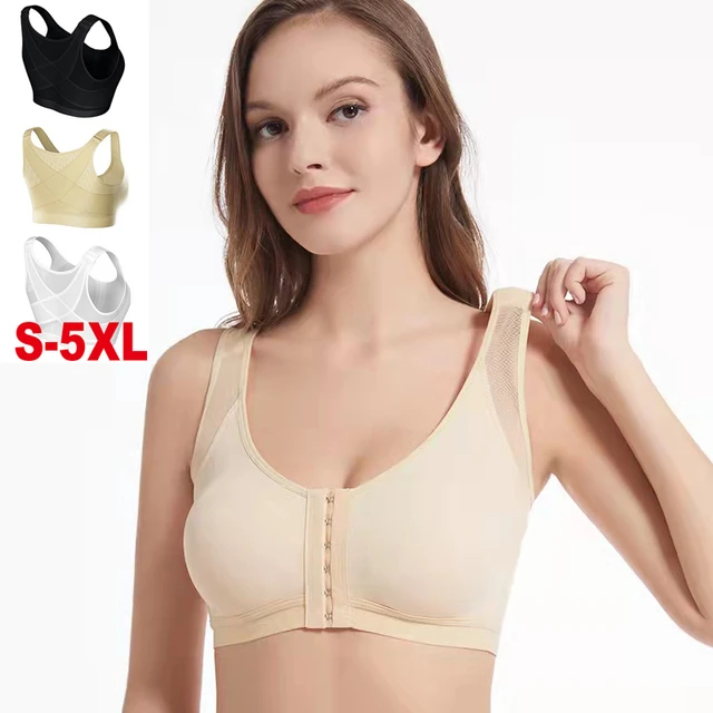 SUNSIOM Women Posture Corrector Bra Wireless Back Support Lift Up