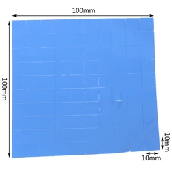 Silicone Thermal Cooling Pads - High - Performance Heat Dissipation Sheets (100 Pack) (1Sheet)