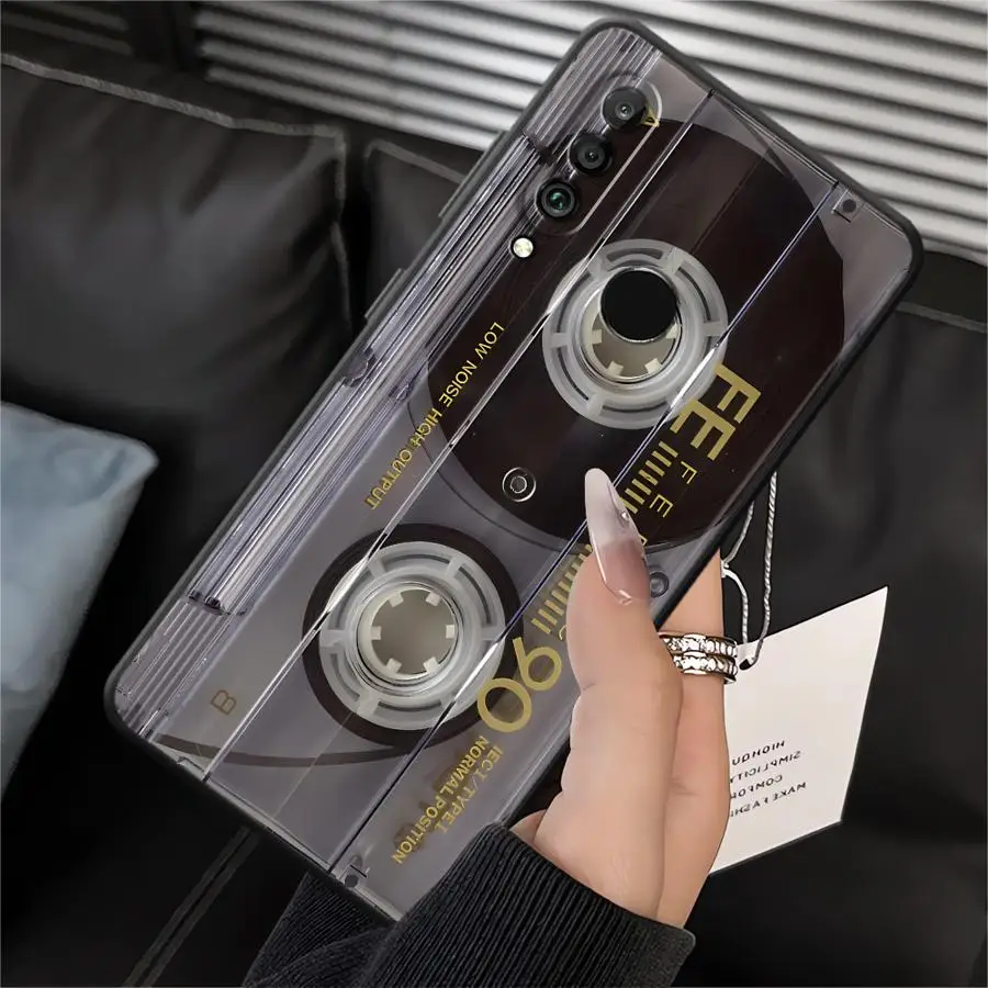 Vintage Cassette Tape Black Soft Shell Case