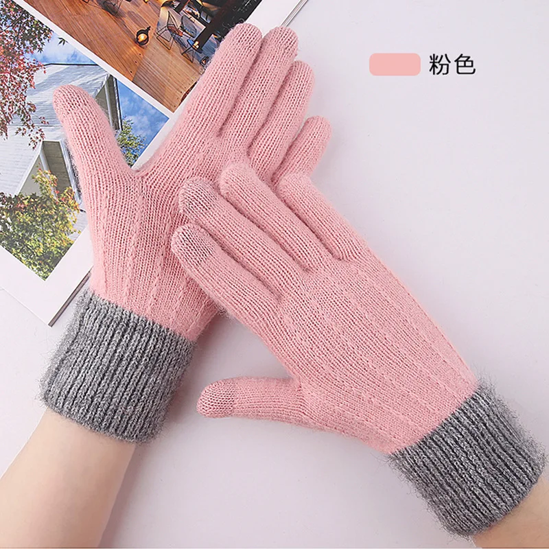 

Winter Ski Gloves For Boys Girls Winter Thickening Warm Cold Proof Outdoor Skating Skiing Gloves