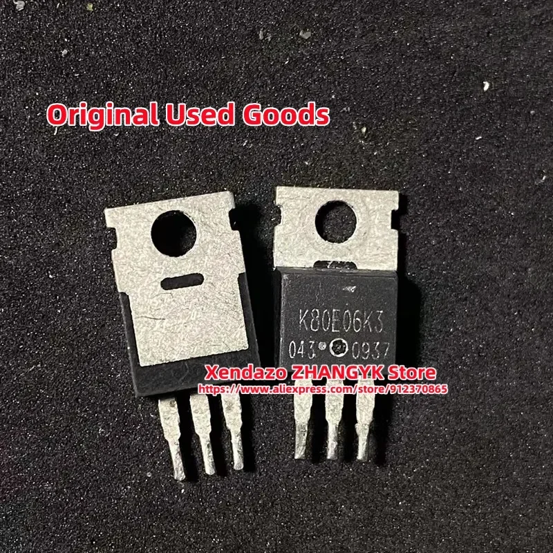 Original 10pcs/lot K80E06K3 60V 80A TK80E06K3A MOSFET TO-220