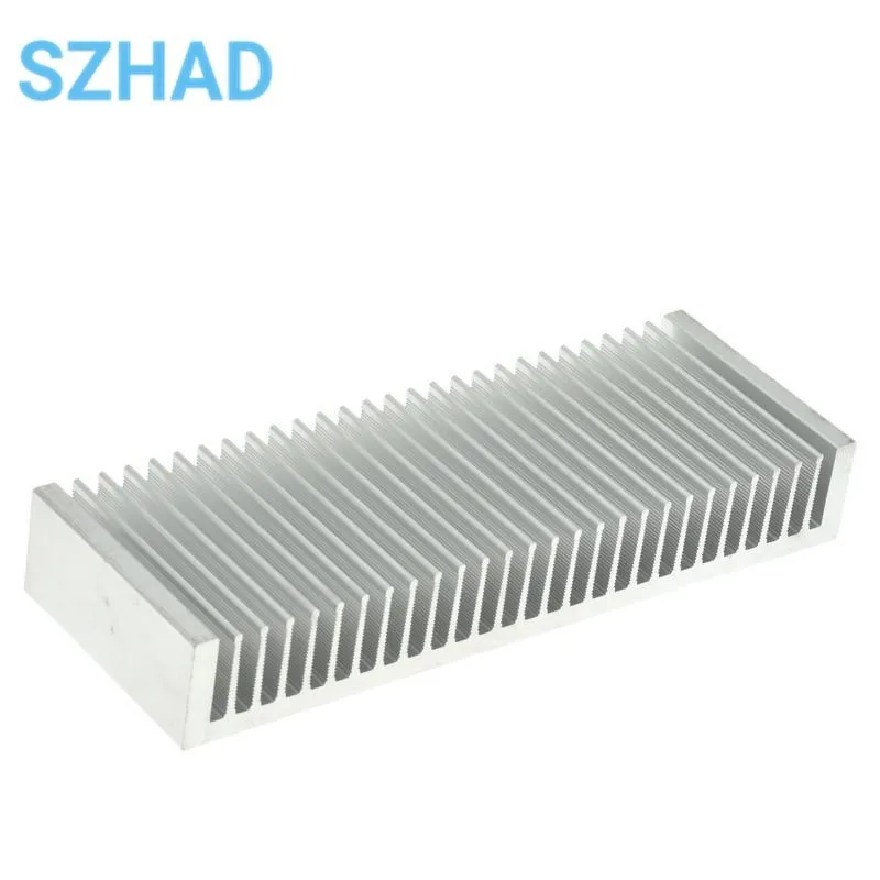 Premium Ultra-Thick Aluminum Heat Sink in Silver, 200x70x30mm