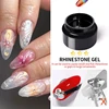 BORN PRETTY 5 IN 1 Clear Water Ripple Gel Polish 5ml No-wipe Top Coat Reinforcement Adhesive Nail-Shape Wave Gel Nail Polish 6