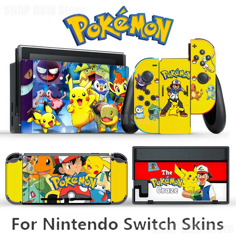 Nintendo Switch Oled Pokemon Sticker Pokemon Console Switch Sticker Pokemon Games Fantasy