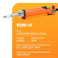 Silverflo 929D-VI fer à dessouder pistolet à dessouder Portable fer à souder électrique ventouse à souder avec buse 1/1.2mm 4
